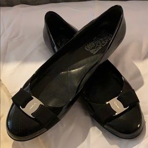 Ferragamo patent flats